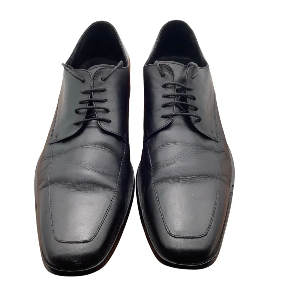 Hugo boss Classic Black Leather Men's Shoes size 13